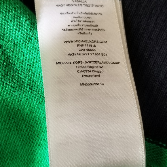 MICHAEL MICHAEL KORS Preppy Boatneck Sweater -M - Picture 11 of 12